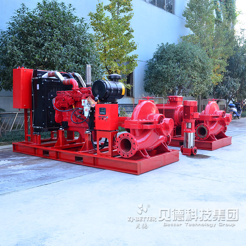 大型EDJ柴油機雙動力消防泵