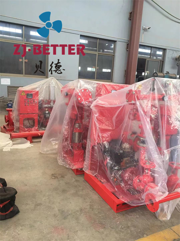 即將發(fā)貨的柴油機消防泵組