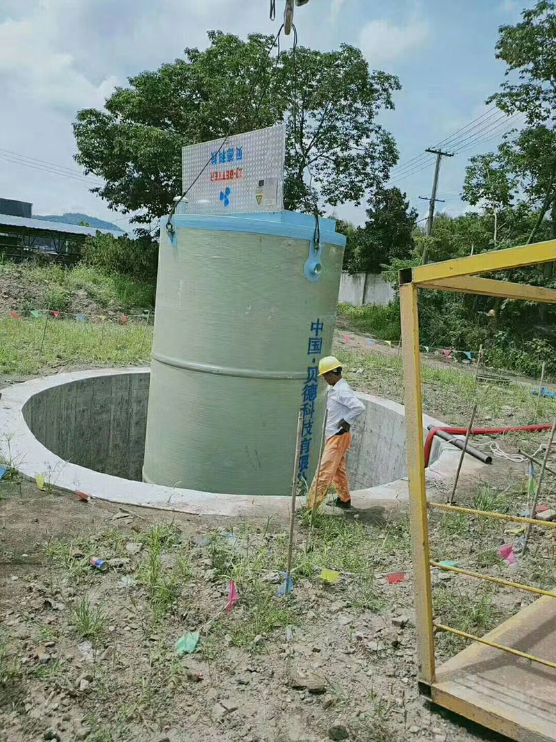 無錫新建一體化預制泵站，解決暴雨積水問題手到擒來