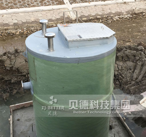 智能型一體化污水提升泵站 地埋式一體式玻璃鋼預制泵站供貨廠家