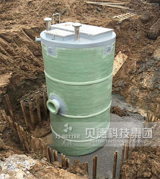 浙江玻璃鋼智能一體化泵站 無人值守地埋式一體化雨污水提升泵站