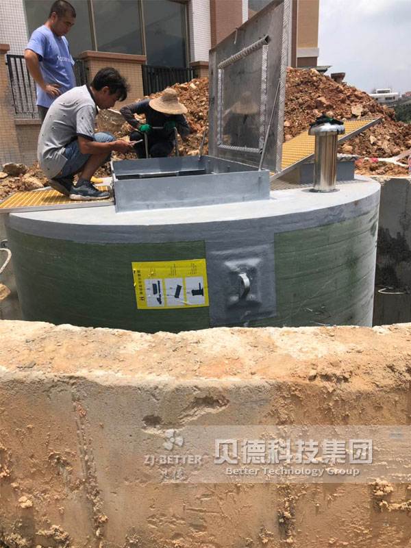 智能一體化預(yù)制千島湖城鎮(zhèn)污水雨水收集提升菜市場雨水提升泵站