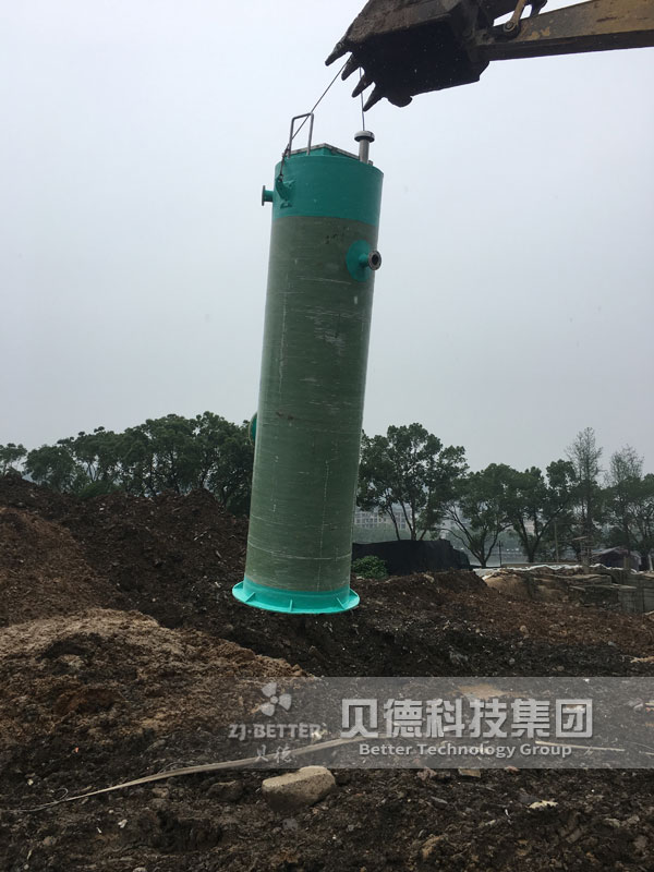 智能化雨水污水提升泵站河南項目一體化預(yù)制泵站工廠一體式雨污水提升泵站