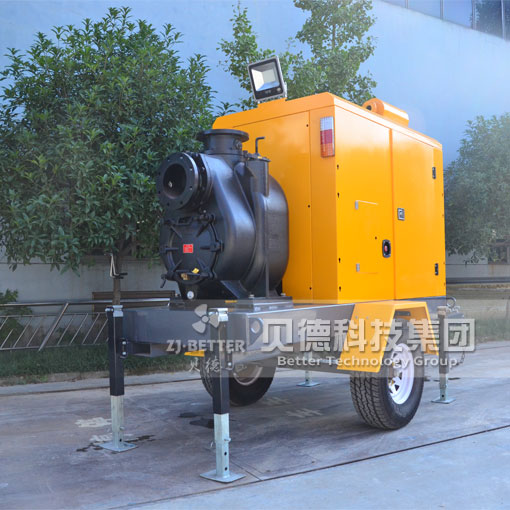 拖掛式一體排水泵車(chē) 移動(dòng)式防汛大流量搶險(xiǎn)排澇抽水泵車(chē)